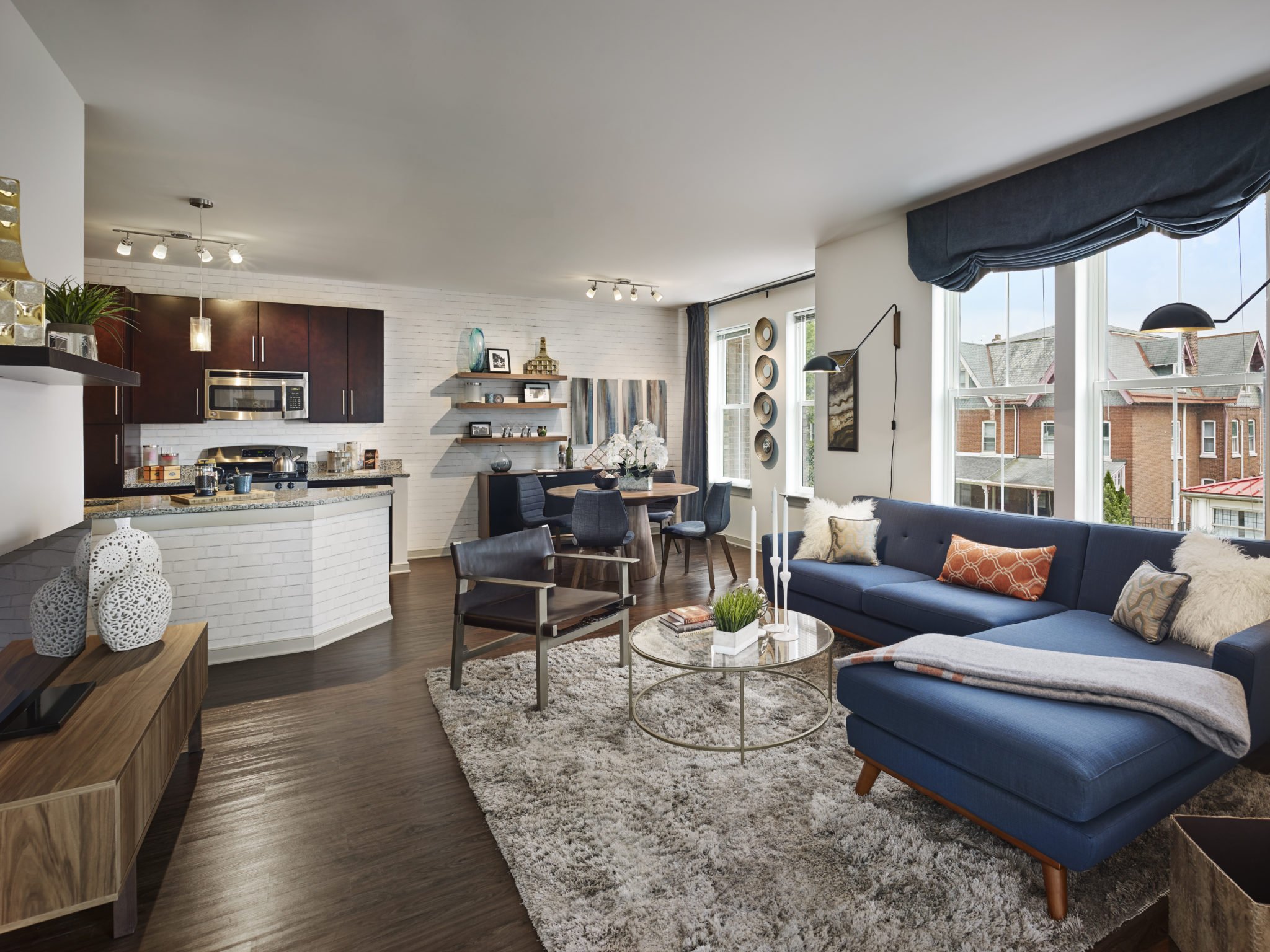 Gacek design group classic modern luxury apartment