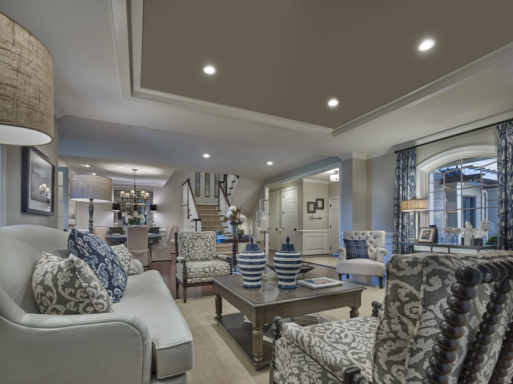 Gacek design group new traditional living room