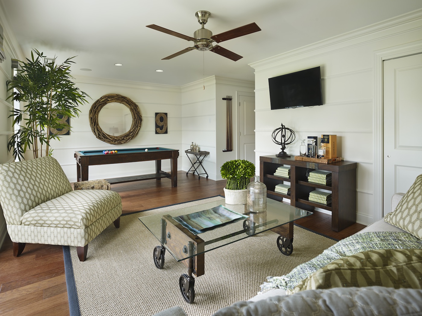 Gacek design group exclusive townhomes in mountain lakes entertaining room