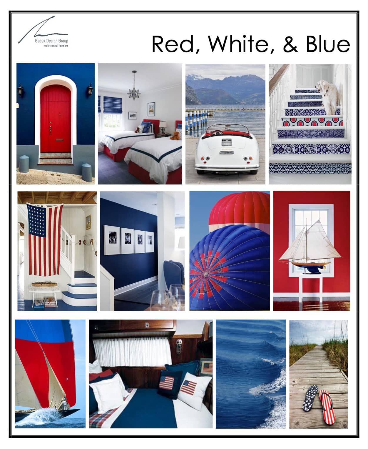 Pinterest board - Red White and Blue